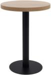 vidaXL világosbarna MDF bisztróasztal 60 cm (286421)