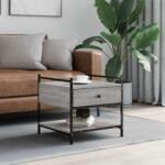 vidaXL szürke sonoma színű szerelt fa dohányzóasztal 50 x 50 x 50 cm (833968)