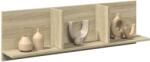 vidaXL sonoma tölgy színű szerelt fa faliszekrény 100 x 16, 5 x 30 cm (854861) - vidaxl