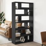 vidaXL fekete szerelt fa térelválasztó 100 x 33 x 187, 5 cm (3309502)