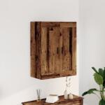 vidaXL antik fa színű szerelt fa fali szekrény 69, 5 x 34 x 90 cm (857310)
