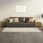 vidaXL 2 db füstös tölgy színű dohányzóasztal fém lábakkal 50x50x40 cm (817538)