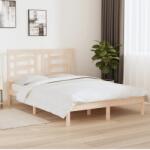 vidaXL tömör fenyőfa ágy matrac nélkül 150x200 cm (3104353)