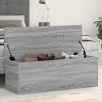 vidaXL szürke sonoma színű szerelt fa tárolóláda 102 x 35 x 35 cm (840693)