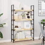 vidaXL kezeletlen tömör akácfa lebegő polc 80 x 20 x 4 cm (3279423) - vidaxl