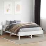 vidaXL fehér tömör fenyőfa ágy matrac nélkül 160 x 200 cm (3207202)