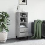 vidaXL betonszürke szerelt fa magasszekrény 40 x 36 x 110 cm (831520)