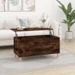 vidaXL füstös tölgy színű szerelt fa dohányzóasztal 90 x 44, 5 x 45 cm (819585)