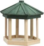 vidaXL nyolcszögletű tömör fenyőfa madáretető 33 x 30 cm (314816) - vidaxl