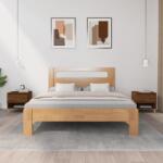 vidaXL 2 db barna tölgyszínű szerelt fa éjjeliszekrény 50x46x50 cm (819547)