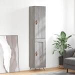 vidaXL szürke sonoma szerelt fa magasszekrény 34, 5 x 34 x 180 cm (3199087)