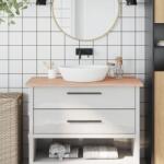 vidaXL tömör bükkfa fürdőszobai pult 100 x 60 x 2, 5 cm (355991)