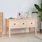 vidaXL tömör fenyőfa dohányzóasztal 102 x 49 x 55 cm (820941)