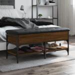vidaXL barna tölgy színű szerelt fa cipőpolc 102 x 42 x 45 cm (835201)