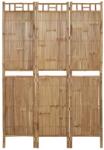 vidaXL 3 paneles bambusz térelválasztó 120 x 180 cm (341748)