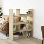 vidaXL sonoma tölgy színű szerelt fa térelválasztó 100 x 33 x 125, 5 cm (3309485)