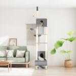 vidaXL világosszürke plafonig érő kaparófa 277-303 cm (171613)