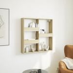 vidaXL sonoma tölgy színű szerelt fa faliszekrény 80 x 15 x 80 cm (854546)
