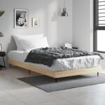 vidaXL sonoma tölgy színű szerelt fa ágykeret matrac nélkül 90x200 cm (832272)