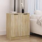 vidaXL 2 db sonoma-tölgyszínű szerelt fa tálalószekrény 30x30x70 cm (811140)