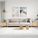 vidaXL 2 db sonoma tölgy szerelt fa dohányzóasztal 50 x 50 x 40 cm (829355)
