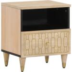 vidaXL 2 db tömör mangófa éjjeliszekrény 40 x 33 x 46 cm (358255)