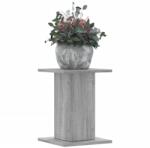 vidaXL 2 db szürke sonoma szerelt fa növénytartó állvány 30x30x40 cm (3307851)