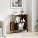 vidaXL füstös tölgy színű szerelt fa könyvszekrény 72 x 28 x 77, 5 cm (838880)