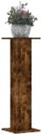 vidaXL 2 db füstös tölgy szerelt fa növénytartó állvány 30x30x95 cm (3307877) - vidaxl