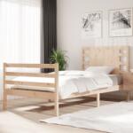 vidaXL tömör fenyőfa ágy matrac nélkül 90 x 200 cm (3104268)