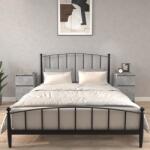 vidaXL 2 db betonszürke éjjeliszekrény 40 x 35 x 70 cm (819717)