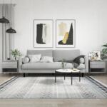 vidaXL 2 db szürke sonoma szerelt fa dohányzóasztal 50 x 46 x 50 cm (830921)