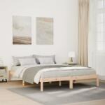 vidaXL tömör fenyőfa extra hosszú ágykeret matrac nélkül 160 x 210 cm (852408)