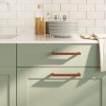 vidaXL 20 db bronz rozsdamentes acél szekrényfogantyú 160 mm (3203662)