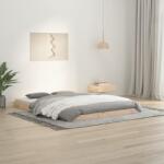 vidaXL tömör fenyőfa ágykeret 135 x 190 cm Double (823469)