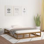 vidaXL mézbarna tömör fa ágykeret 120 x 190 cm (Small Double) (820834)