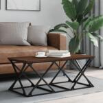 vidaXL barna tölgyszínű szerelt fa dohányzóasztal 100 x 49 x 40 cm (835363) - vidaxl