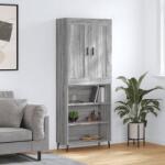 vidaXL szürke sonoma szerelt fa magasszekrény 69, 5 x 34 x 180 cm (3200087)