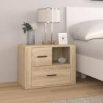 vidaXL sonoma tölgy színű szerelt fa éjjeliszekrény 60 x 36 x 45 cm (816739) - vidaxl
