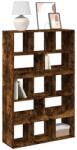 vidaXL füstös tölgy színű szerelt fa könyvespolc 100 x 33 x 156, 5 cm (3309370)