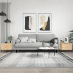 vidaXL 2 db sonoma tölgy szerelt fa dohányzóasztal 50 x 50 x 40 cm (829435)