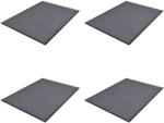vidaXL 4 db szürke PVC lábtörlő 90 x 60 cm (278749)
