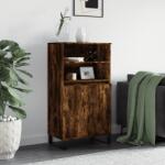 vidaXL füstös tölgy színű szerelt fa magasszekrény 60 x 36 x 110 cm (831497)
