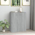 vidaXL szürke sonoma színű szerelt fa tálalószekrény 60 x 30 x 75 cm (815379)