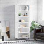vidaXL fehér szerelt fa magasszekrény 69, 5x32, 5x180 cm (3189565)