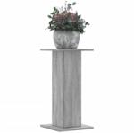 vidaXL 2 db szürke sonoma szerelt fa növénytartó állvány 30x30x60 cm (3307860)