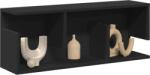vidaXL fekete szerelt fa faliszekrény 80 x 20 x 30 cm (854833) - vidaxl
