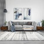 vidaXL 2 db füstös tölgy szerelt fa dohányzóasztal 50 x 46 x 35 cm (830871)