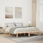 vidaXL tömör fenyőfa extra hosszú ágykeret matrac nélkül 140 x 210 cm (852406)