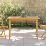 vidaXL bambusz kerti étkezőasztal 110 x 55 x 75 cm (368031)